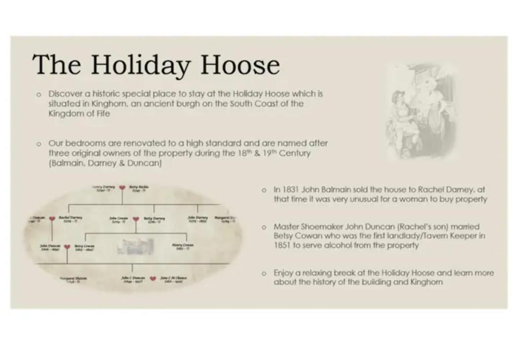 The Holiday Hoose Kinghorn Exteriér fotografie